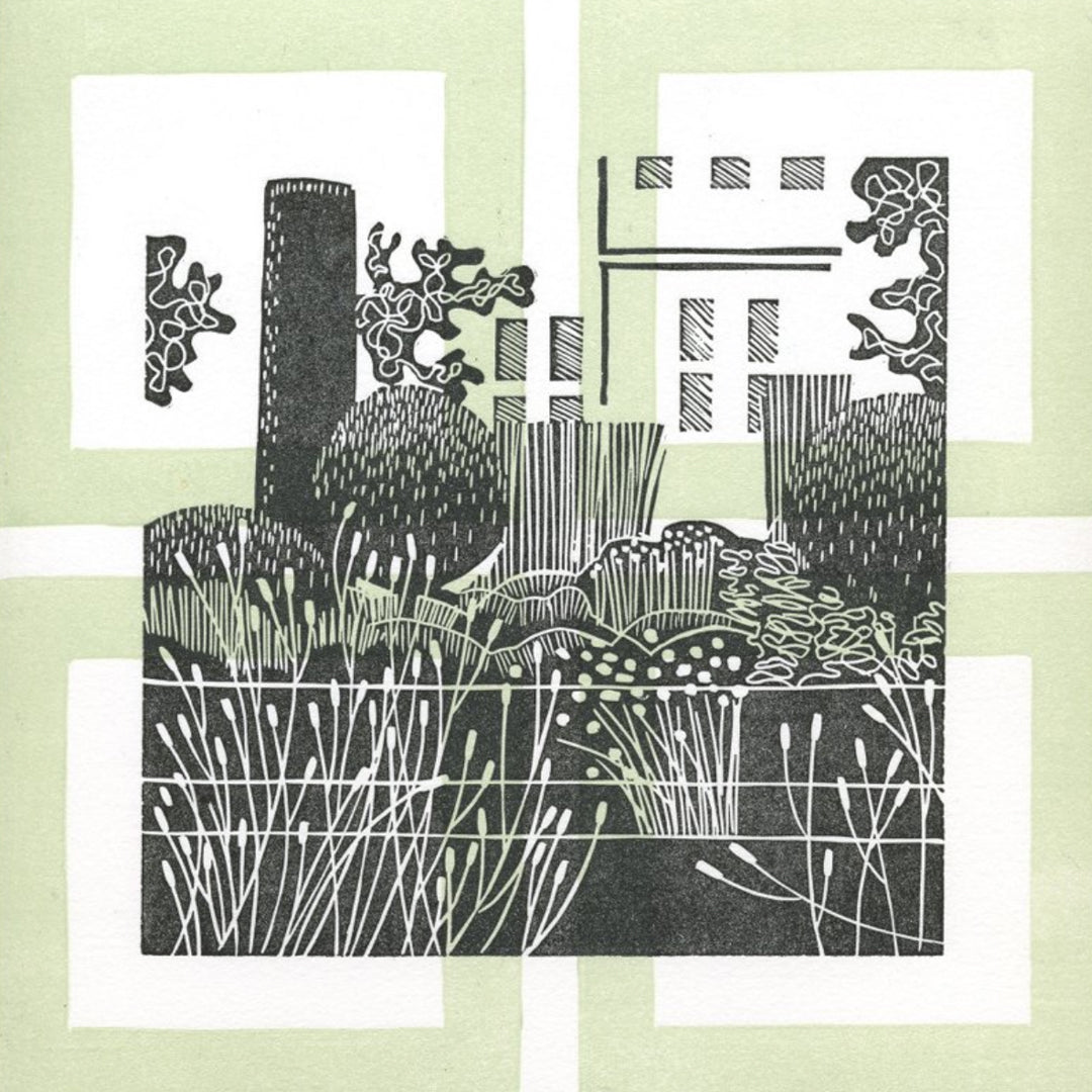 Formal, informal cottage garden