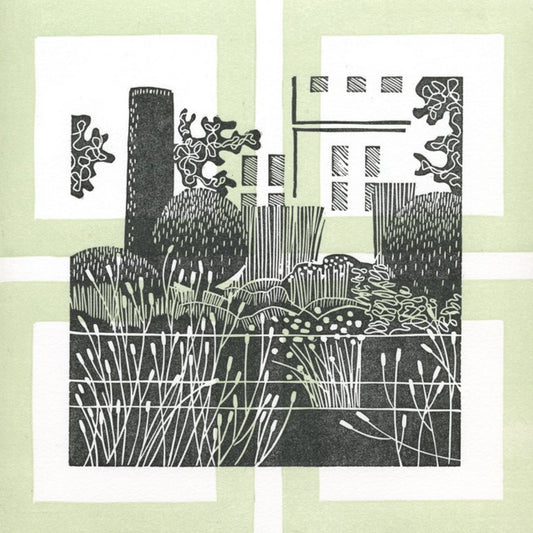 Formal, informal cottage garden